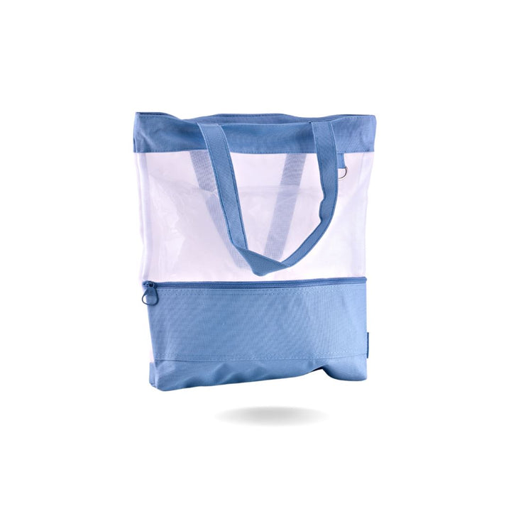 MESH SHOPPING BAG bags CandyFlossstores SKY BLUE 