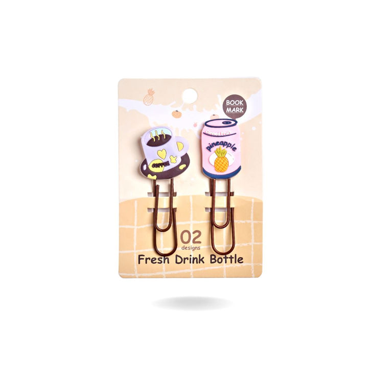 METALLIC ANIMATED BOOKMARK Stationery CandyFlossstores PINEAPPLE-COFFEE 