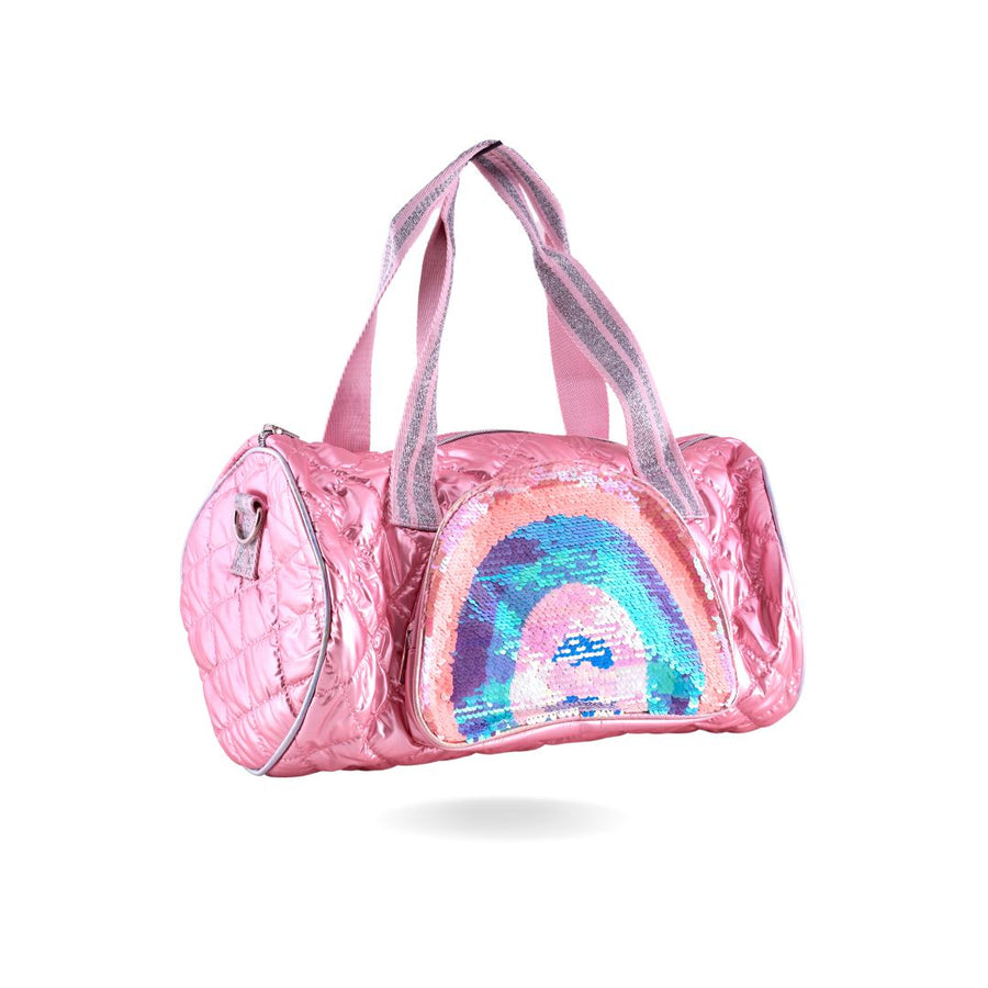 Metallic Duffle Bag bags CandyFlossstores PINK 