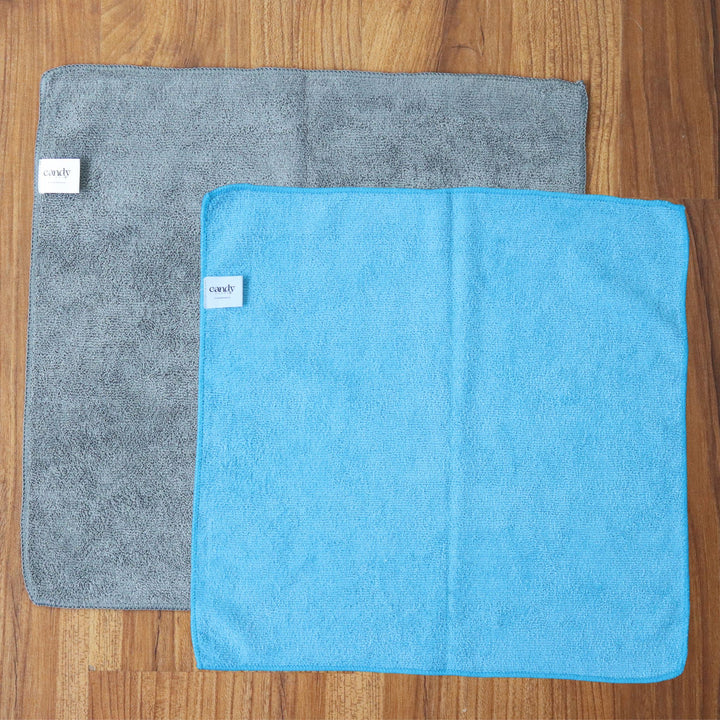 MICROFIBER CLEANING CLOTH - SET OF 2 Household Cleaning Products CandyFlossstores 
