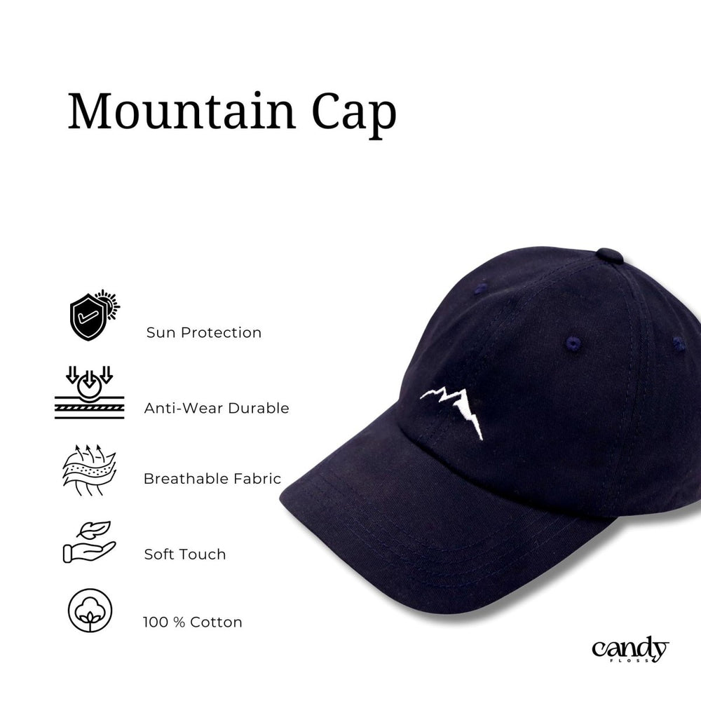 Mountain Embroidered Baseball Cap Caps