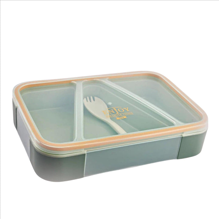 MULTI COMPARTMENT STYLISH LUNCHBOX Kitchenware CandyFlossstores GREEN 1000 ML 