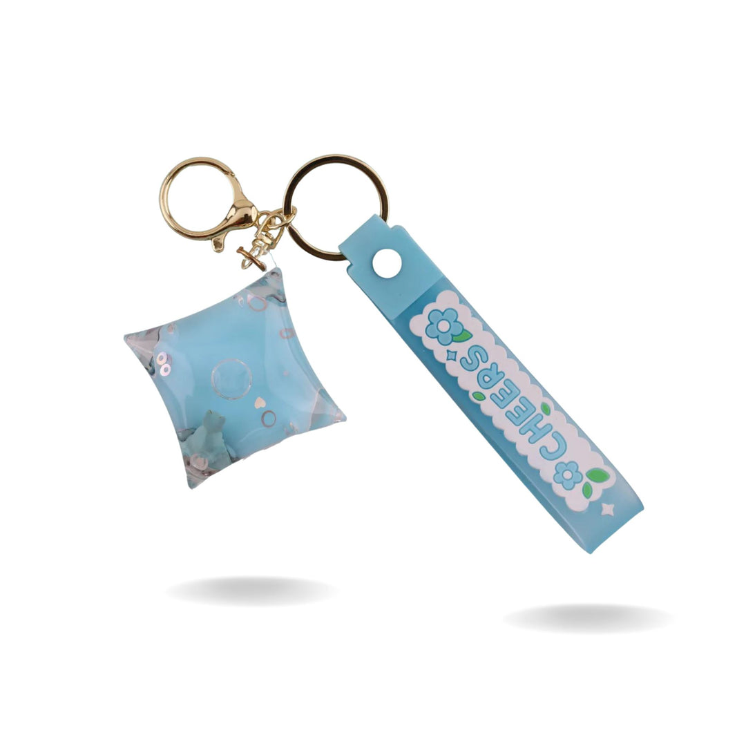 PANDA KEYCHAIN Keychains CandyFlossstores BLUE 