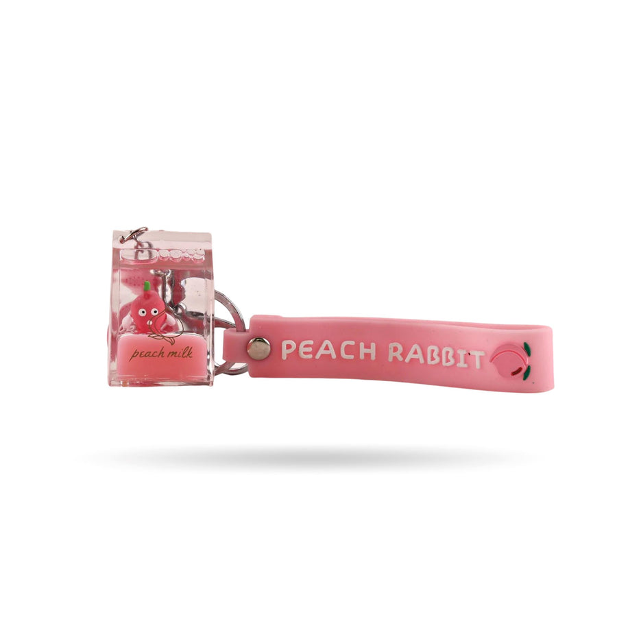 PEACH RABBIT KEYCHAIN Keychains CandyFlossstores 
