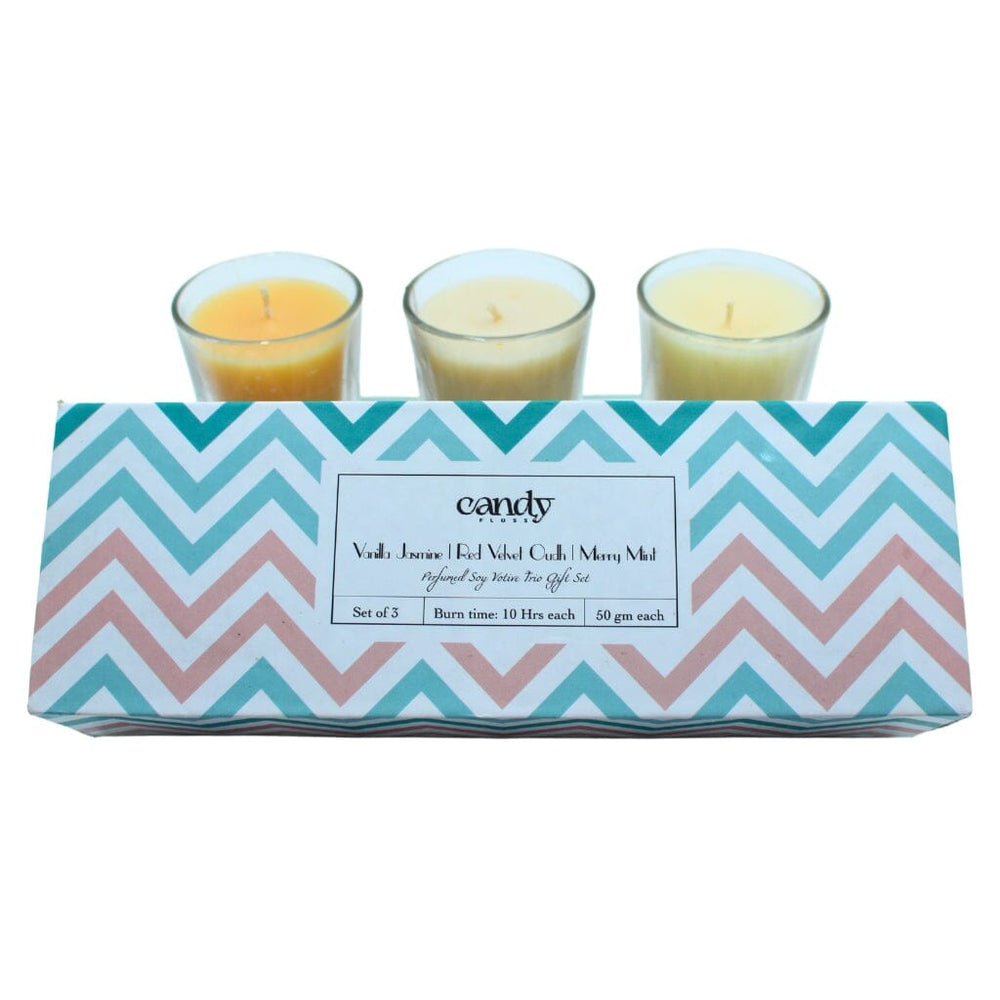 Perfumed Soy Candle Votive Trio Gift set Scented Candles