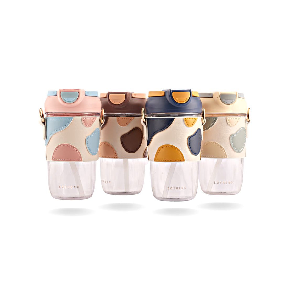 PREMIUM LEATHERETTE WRAPED TRAVEL SIPPER Mugs CandyFlossstores 