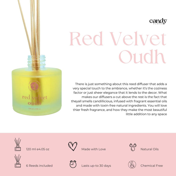 Red Velvet Oudh - Reed diffuser Reed Diffuser