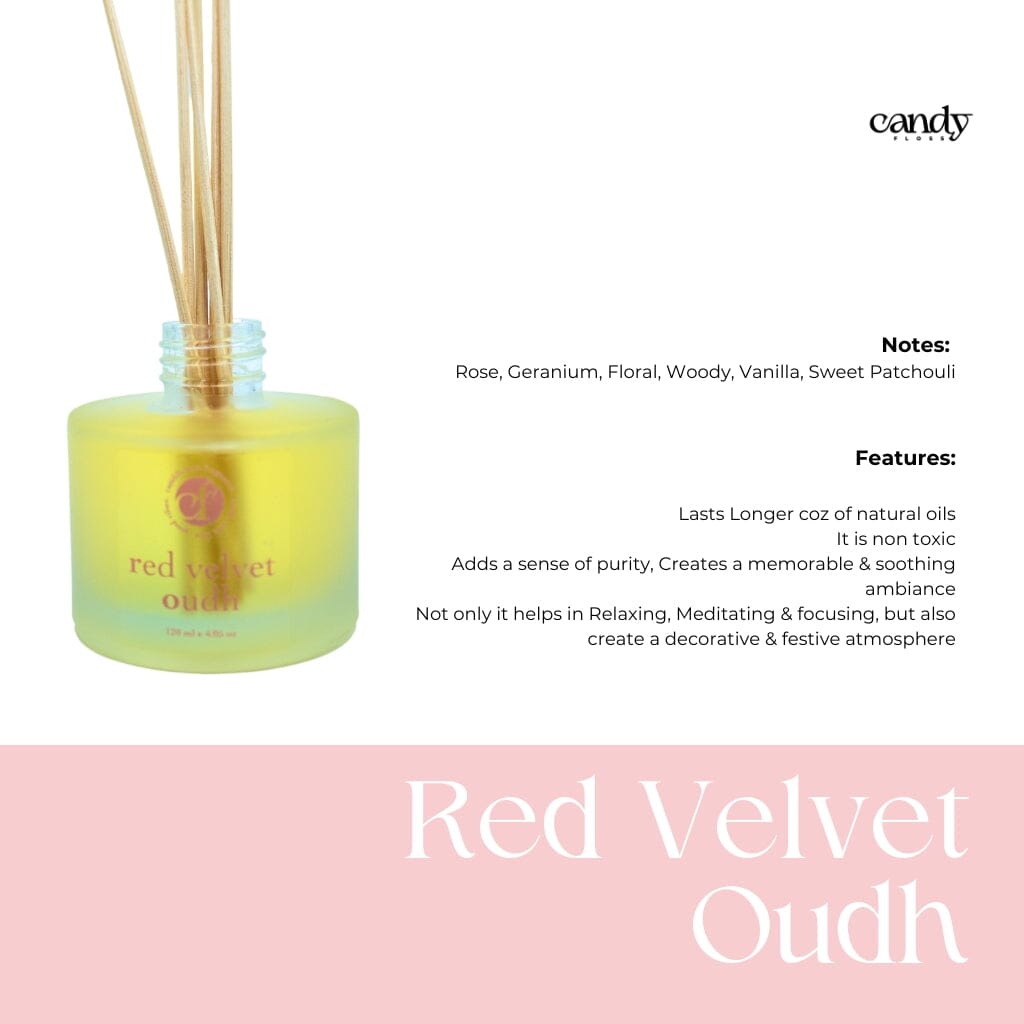 Red Velvet Oudh - Reed diffuser Reed Diffuser