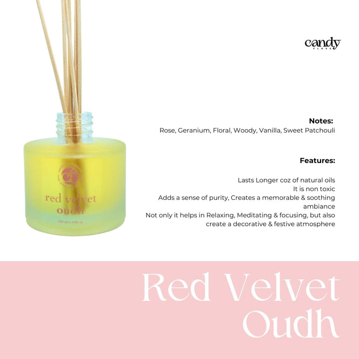 Red Velvet Oudh - Reed diffuser Reed Diffuser
