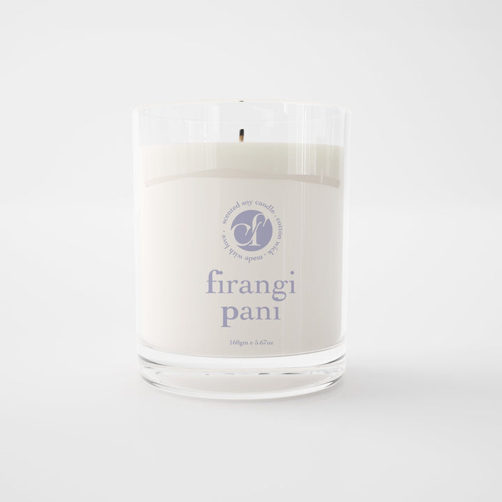 Scented Soy Candle - Firangi Pani (160 GM) scented candles CandyFlossstores 
