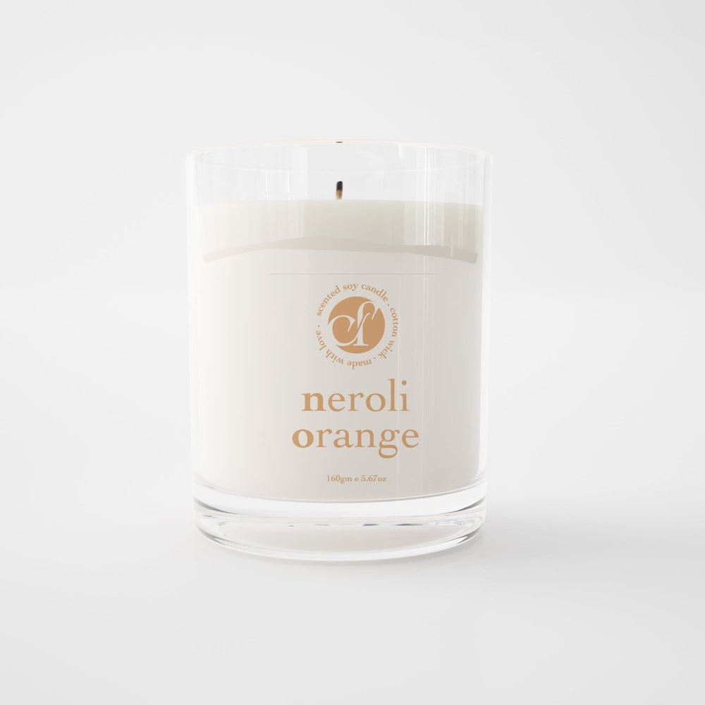 Scented Soy Candle - Neroli Orange (160 GM) Scented Candles