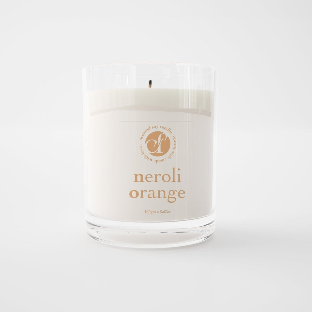 Scented Soy Candle - Neroli Orange (160 GM) Scented Candles