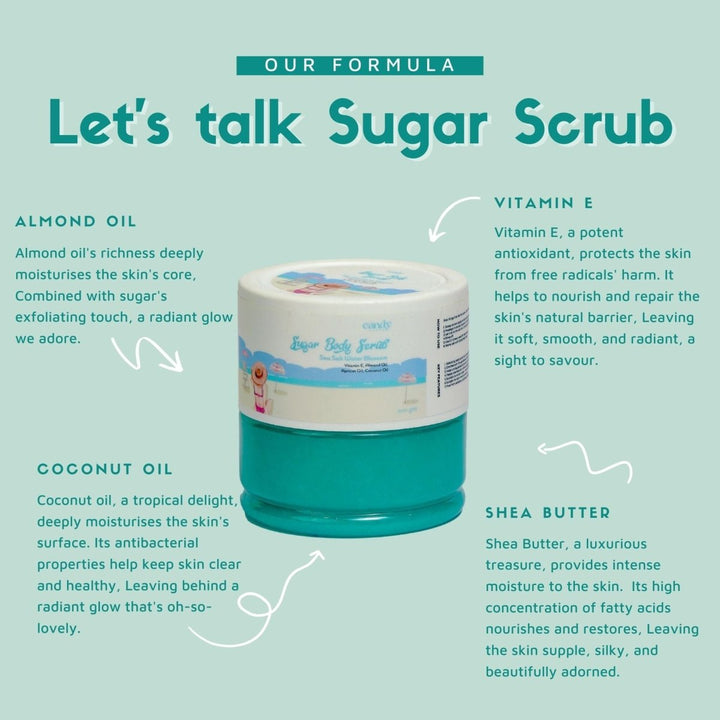 Sea Salt Water Blossom - Sugar Body Scrub (200 gm) Personal Care