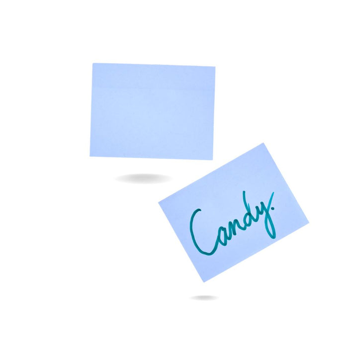 SOLID STICKY NOTE Stationery CandyFlossstores BLUE 