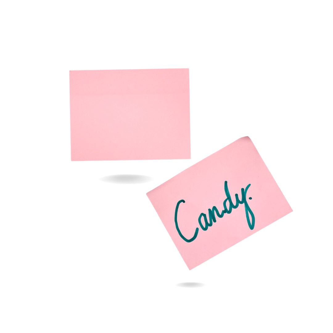 SOLID STICKY NOTE Stationery CandyFlossstores PINK 
