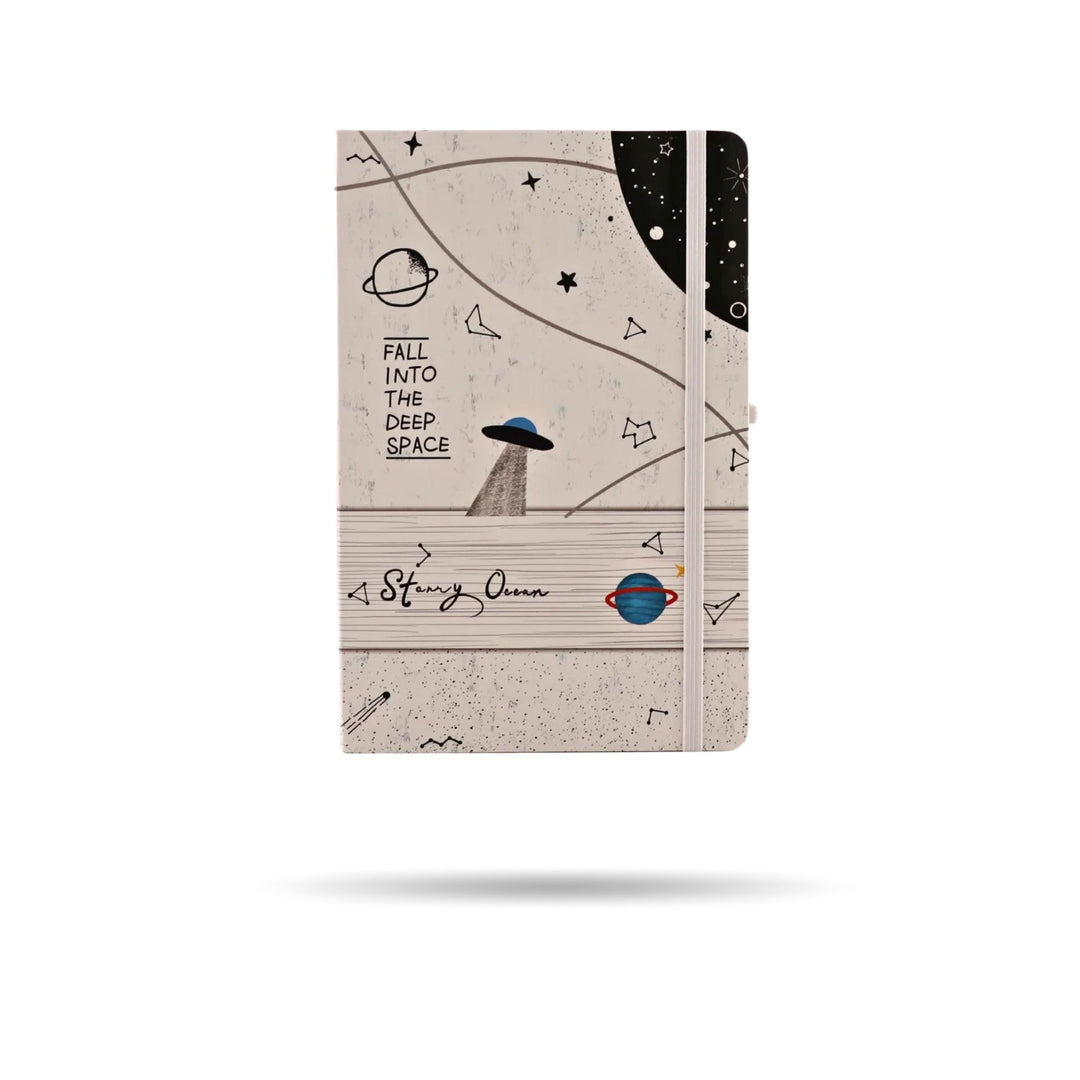 SPACE HARDBACK DIARY Stationery CandyFlossstores SPACESHIP A5 
