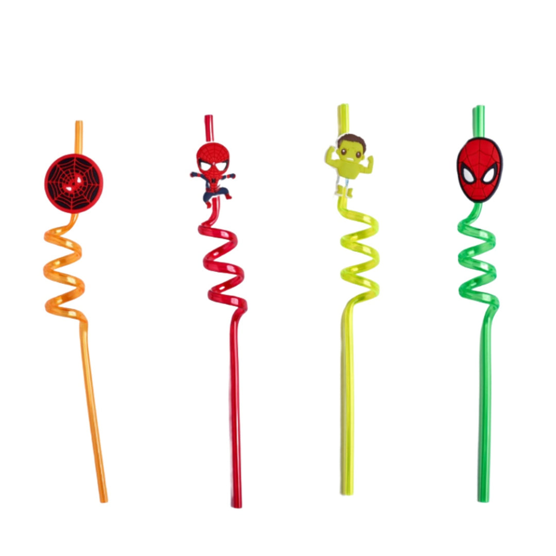 Unicorn Spiral Straw - Set of 4