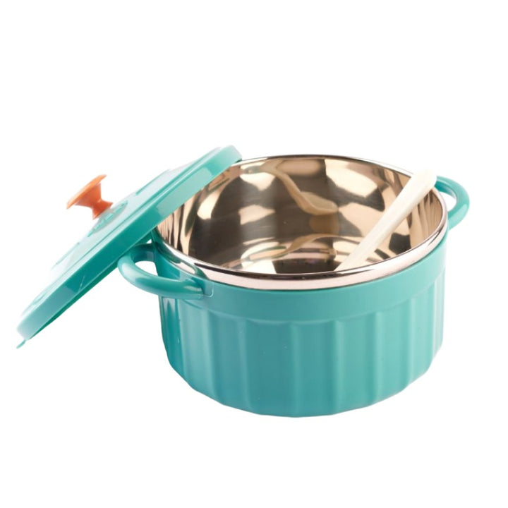 STAINLESS STEEL PLASTIC BOWL CandyFlossstores GREEN 