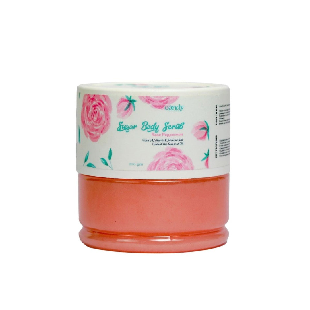 Sugar Body Scrub - Rose Peppermint (200 gm) Personal Care