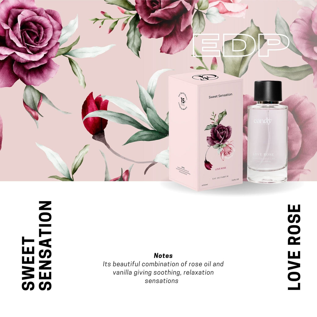 Sweet Sensations - Love Rose EDP (100ml) perfume CandyFlossstores 