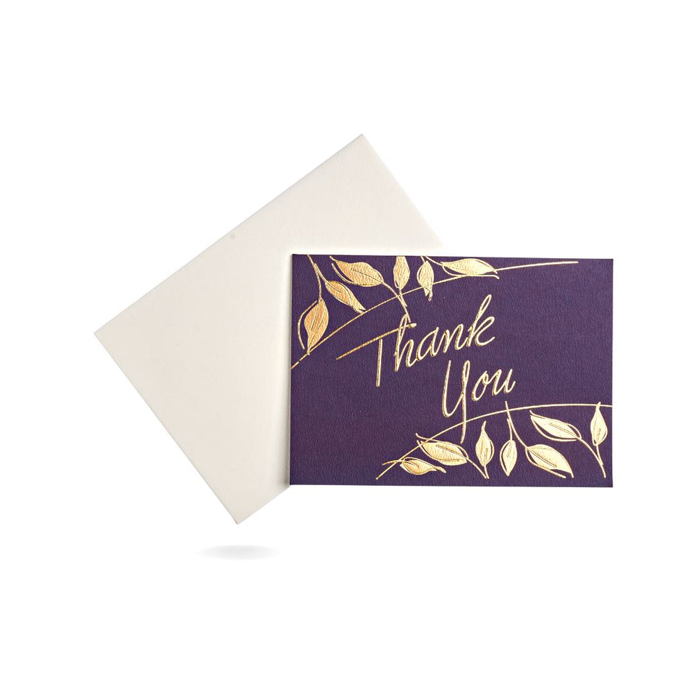 THANK YOU CARD Stationery CandyFlossstores PURPLE 