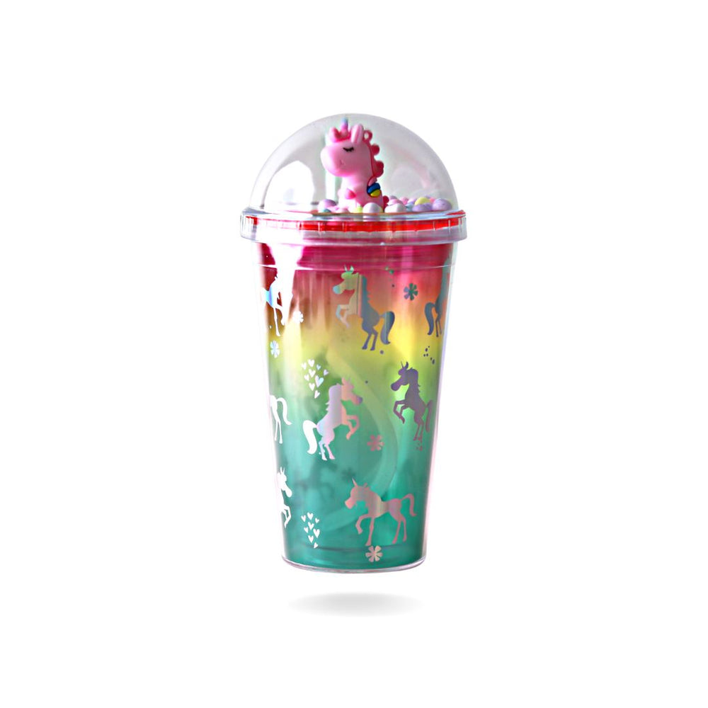 UNICORN CARNIVAL SIPPER Water Bottles CandyFlossstores PINK 