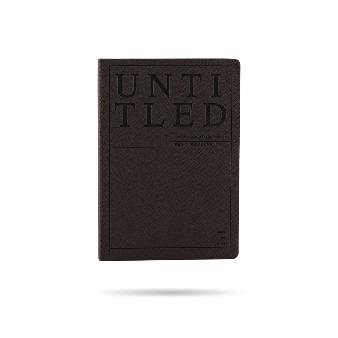 UNTITLED DIARY Stationery CandyFlossstores BLACK A5 