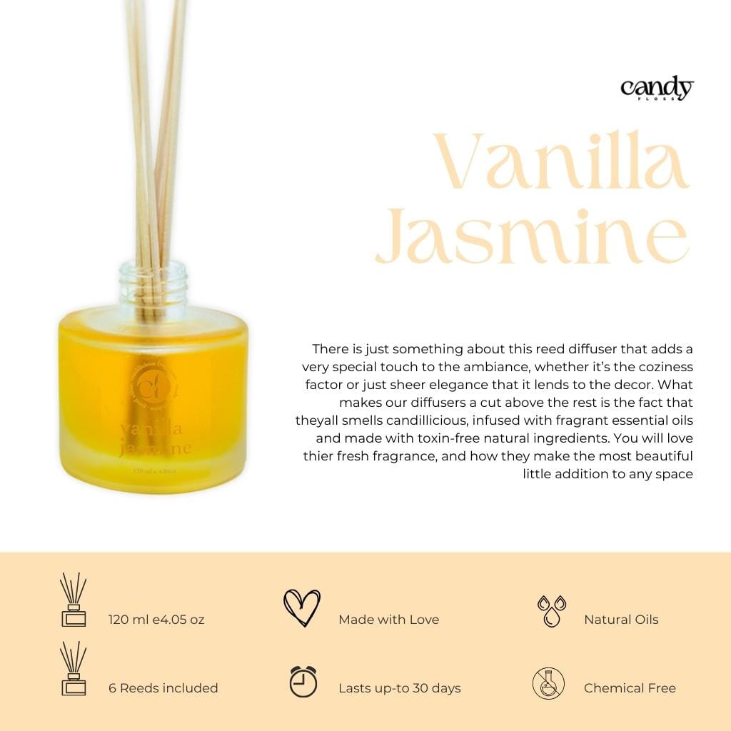 Vanilla Jasmine - Reed diffuser Reed Diffuser