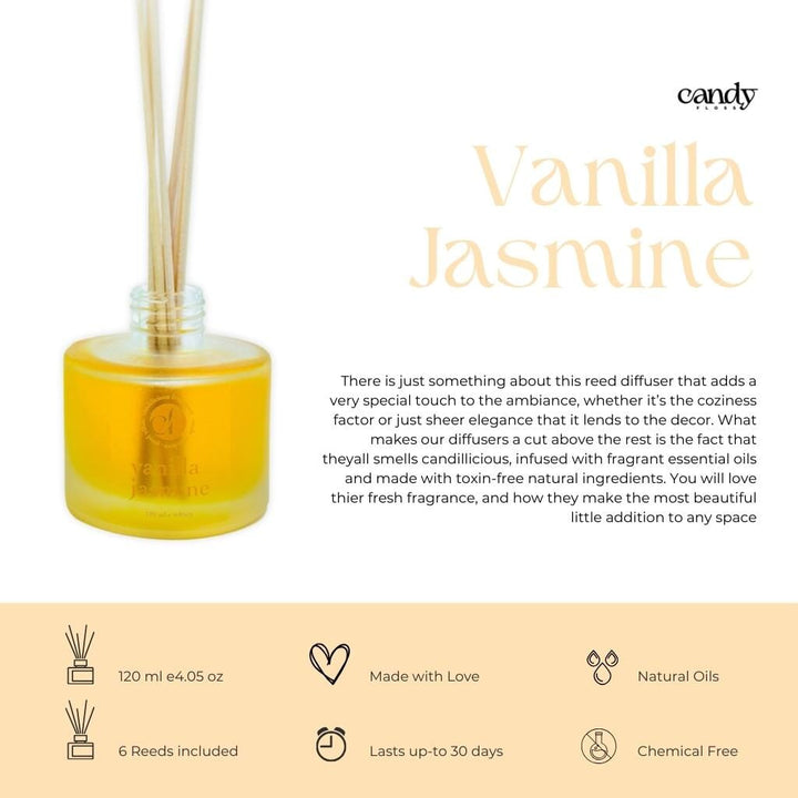 Vanilla Jasmine - Reed diffuser Reed Diffuser