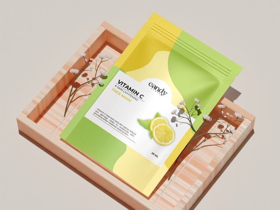 Vitamin C - Skin Lightning Face Mask (Pack of 2) Face Mask