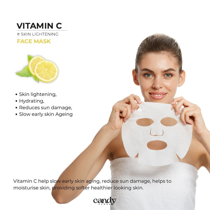 Vitamin C - Skin Lightning Face Mask (Pack of 2) Face Mask