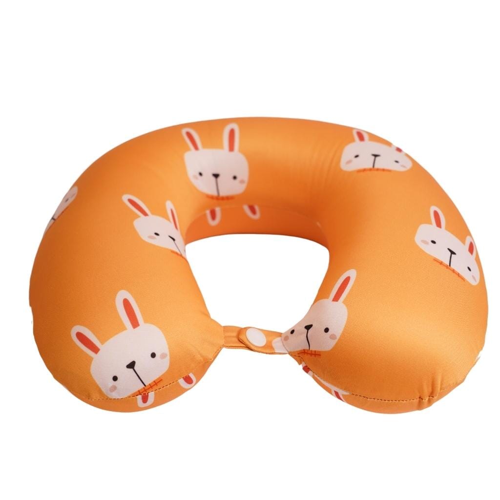 Yellow Bunny Travelling Neck Pillow Neck pillow CandyFlossstores 