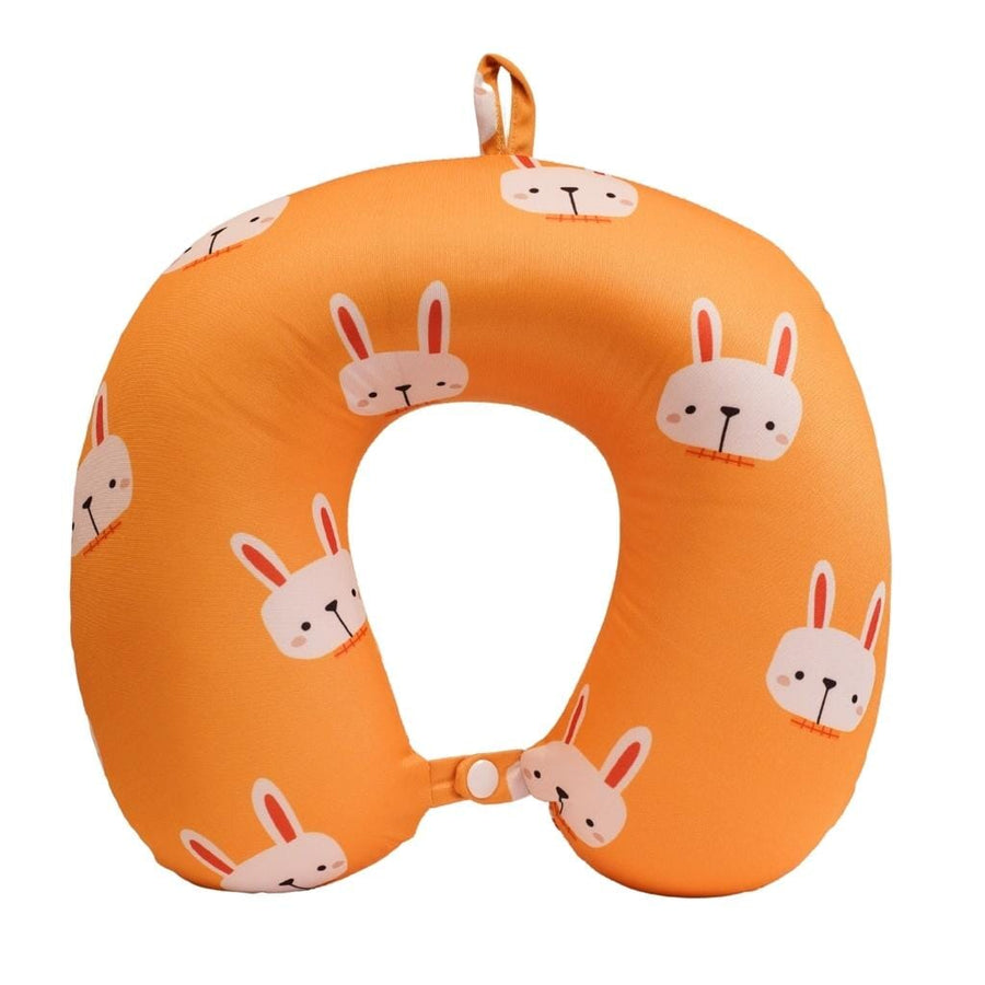 Yellow Bunny Travelling Neck Pillow Neck pillow CandyFlossstores 